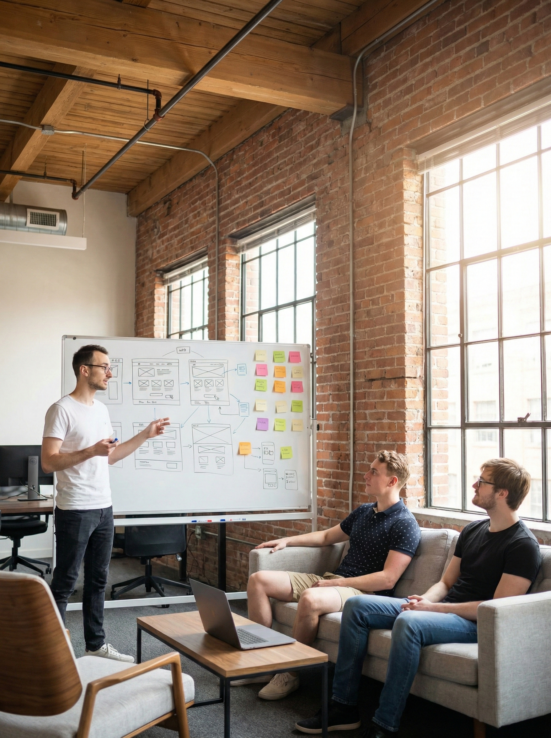 Tým weware při plánování projektu